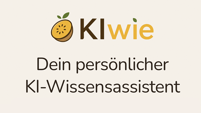 Startansicht des KI-Wissensassistenten KIwie